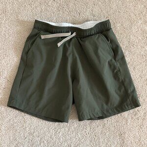 Boys Cadets Le Club Short Green Size Youth 10-12
